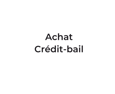 Achat Crédit-bail